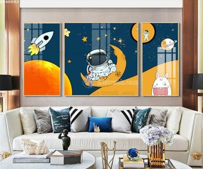 Cung cấp file tranh gốc File bộ tranh treo hiện đại HD40882 độc quyền