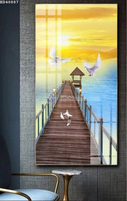 File tranh File bộ tranh treo hiện đại HD40887 (gốc) chủ đề tĩnh vật