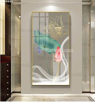 File tranh gốc File bộ tranh treo hiện đại HD40891 (bản quyền) độc đáo