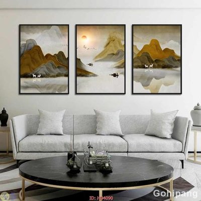 Tệp tin gốc File tranh treo hiện đại HD4090 (dùng cho in ấn) chuyên nghiệp