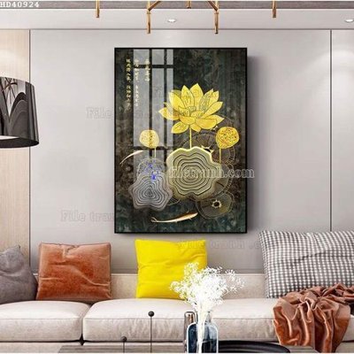 File in trần File bộ tranh treo hiện đại HD40924 (bản gốc) bầu trời