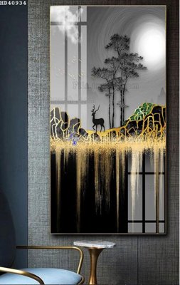 Download file File bộ tranh treo hiện đại HD40934 (gốc) in mica cao cấp