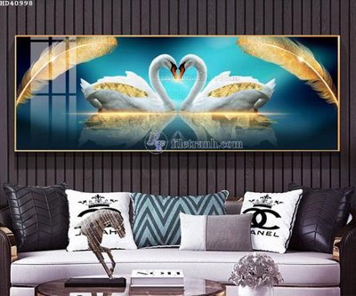 File in mica File bộ tranh treo hiện đại HD40998 (bản gốc) siêu trong