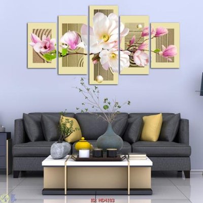 Ảnh gốc File tranh treo hiện đại HD4103 (độ nét cao) in tráng gương