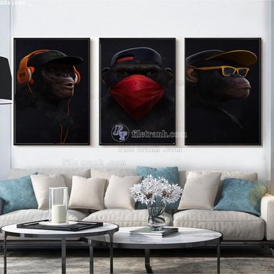 File gốc File bộ tranh treo hiện đại HD41045 (thiết kế) cho in ấn