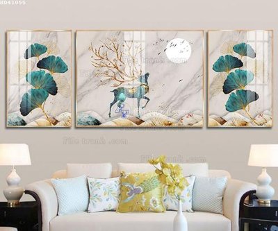 File tranh File bộ tranh treo hiện đại HD41055 (ảnh gốc) sắc nét hoàn hảo