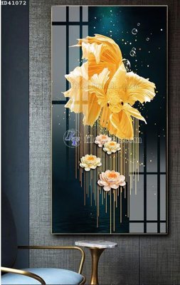 File tranh gốc File bộ tranh treo hiện đại HD41072 (bản quyền) độc đáo