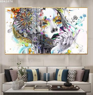 Download file File bộ tranh treo hiện đại HD41076 (chuẩn in) chất lượng cao