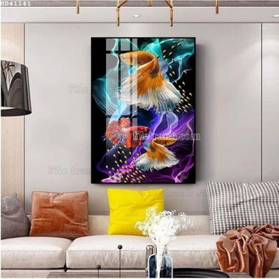 Download file File bộ tranh treo hiện đại HD41141 (gốc) in mica bàn thờ