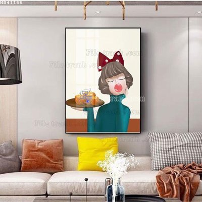File in ấn cao cấp File bộ tranh treo hiện đại HD41146 (file gốc)