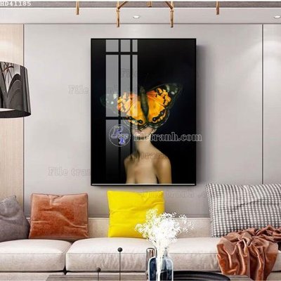 File tranh File bộ tranh treo hiện đại HD41185 (bản gốc) in lụa 5D