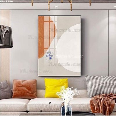Mua file tranh gốc File bộ tranh treo hiện đại HD41200 tại Filetranh.com