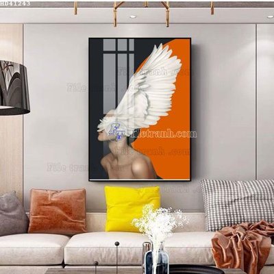 Chi tiết file gốc File bộ tranh treo hiện đại HD41243 (cho in tráng gương)