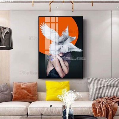 File gốc File bộ tranh treo hiện đại HD41245 (PNG) trong suốt (transparent)