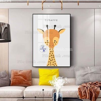 File tranh File bộ tranh treo hiện đại HD41273 (gốc) chủ đề trẻ em