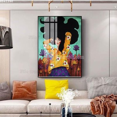 File gốc File bộ tranh treo hiện đại HD41290 (in lụa) trang trí tường