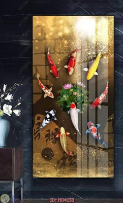 File gốc File tranh treo hiện đại HD4133 (in tráng gương) hiện đại