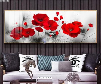 File gốc File bộ tranh treo hiện đại HD41341 (in lụa) tranh phong thủy