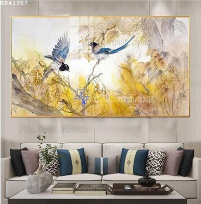 File ảnh File bộ tranh treo hiện đại HD41357 (gốc) in biển hiệu