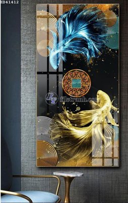 File tranh File bộ tranh treo hiện đại HD41412 (gốc) chủ đề thiên nhiên