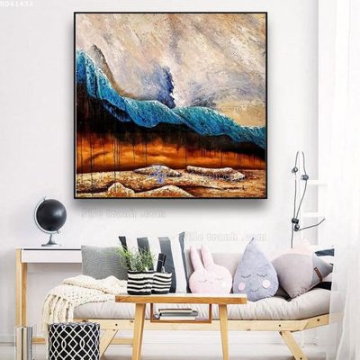 File ảnh File bộ tranh treo hiện đại HD41432 (gốc) dùng in Pano