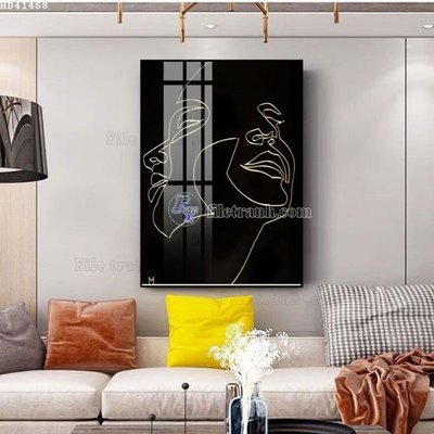 Download file gốc File bộ tranh treo hiện đại HD41468 (in mica) trong suốt