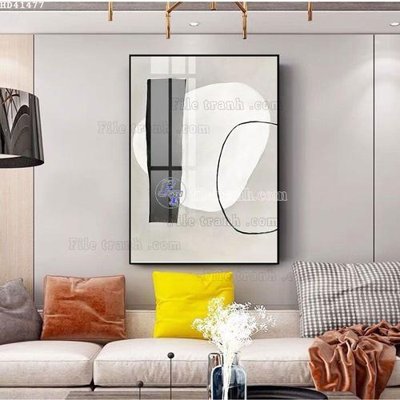File tranh gốc File bộ tranh treo hiện đại HD41477 (bản đẹp) độc quyền