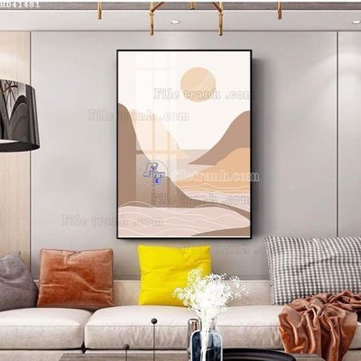 Mua file tranh gốc File bộ tranh treo hiện đại HD41481 tại Filetranh.com