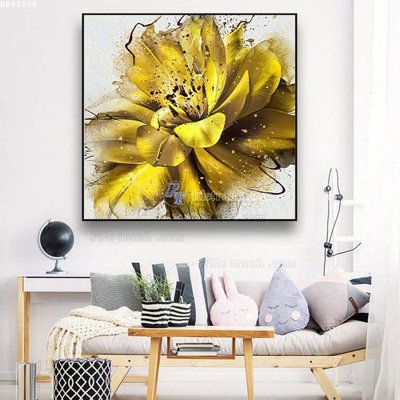 File gốc File bộ tranh treo hiện đại HD41508 (in lụa) tranh phong thủy