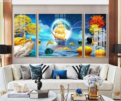 Tải file File bộ tranh treo hiện đại HD41520 (gốc) làm file quảng cáo