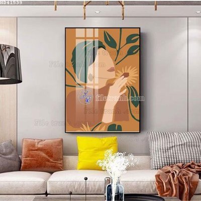 File ảnh File bộ tranh treo hiện đại HD41539 (gốc) in poster