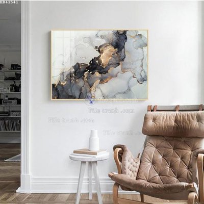 File tranh File bộ tranh treo hiện đại HD41541 (bản gốc) in lụa 5D