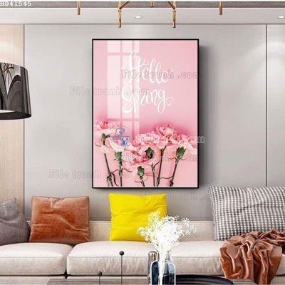 File tranh gốc in trần nhà File bộ tranh treo hiện đại HD41545 3D