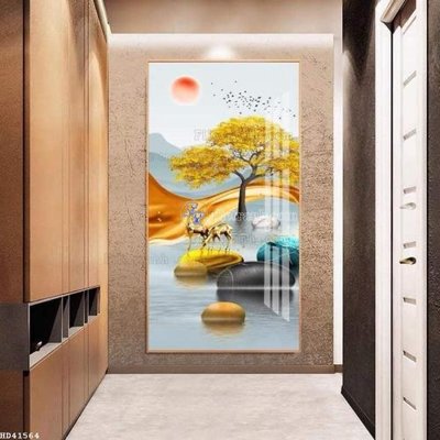 File tranh gốc File bộ tranh treo hiện đại HD41564 chủ đề hiện đại