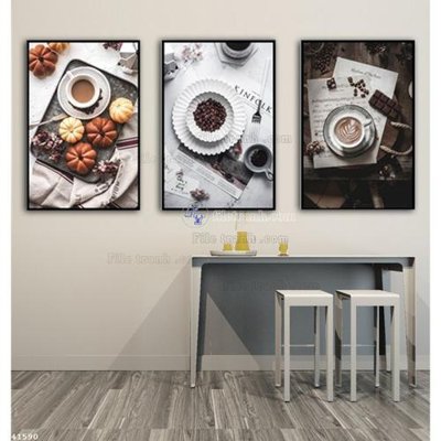 File in ấn chuyên nghiệp File bộ tranh treo hiện đại HD41590 (file gốc)