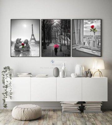 Tải file File bộ tranh treo hiện đại HD41603 (gốc) chủ đề tôn giáo