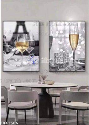 File gốc File bộ tranh treo hiện đại HD41606 (dành cho trang trí nội thất)