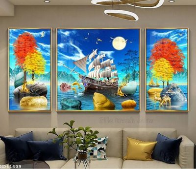 Tải file gốc File bộ tranh treo hiện đại HD41609 (bản PSD) chỉnh sửa được