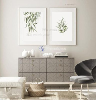 File ảnh File bộ tranh treo hiện đại HD41611 (gốc) in quảng cáo ngoài trời
