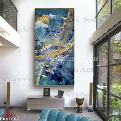 File gốc File bộ tranh treo hiện đại HD41667 (PNG) không nền chất lượng