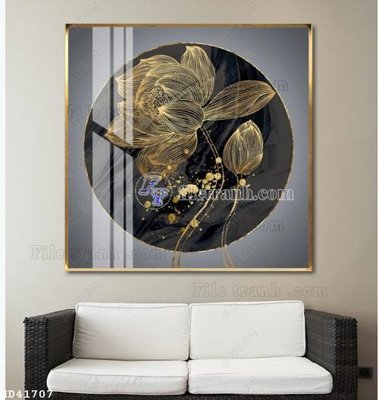 File gốc in ấn File bộ tranh treo hiện đại HD41707 chuẩn màu CMYK