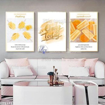 Tải file gốc File bộ tranh treo hiện đại HD41712 dùng cho in ấn