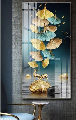 File gốc File bộ tranh treo hiện đại HD41765 (in 3D) cho trang trí