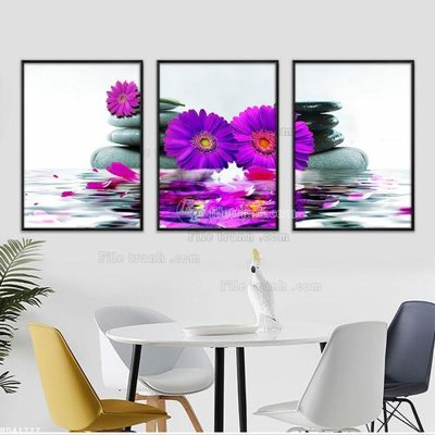 File in mica File bộ tranh treo hiện đại HD41777 (ảnh gốc) đẹp