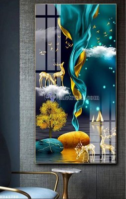 File gốc File bộ tranh treo hiện đại HD41780 (trang trí) phòng trẻ em