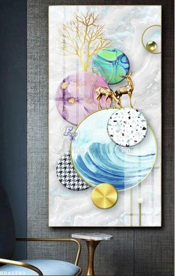 File in trần File bộ tranh treo hiện đại HD41783 (bản gốc) phong cảnh