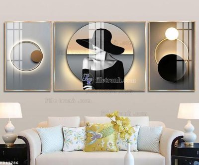 File PSD File bộ tranh treo hiện đại HD41786 (bản gốc) dễ dàng edit