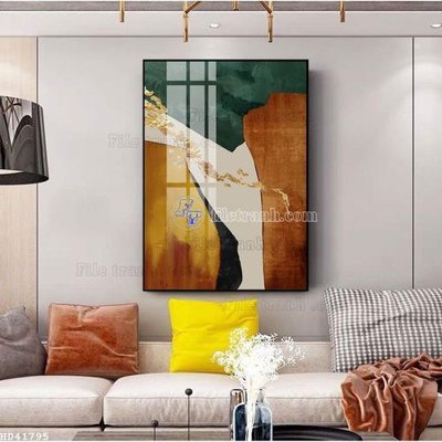 File tranh quảng cáo File bộ tranh treo hiện đại HD41795 (download file gốc)