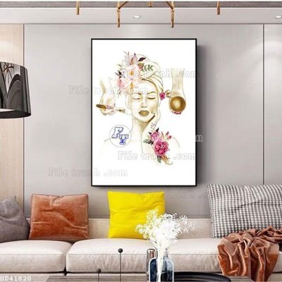 File gốc in mica File bộ tranh treo hiện đại HD41820 chất lượng