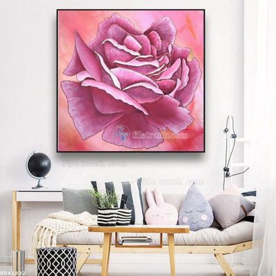 Download file gốc File bộ tranh treo hiện đại HD41832 (in lụa) tranh 3D